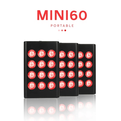 Αγορά ΜΙΝΙ 60 660nm 850nm Κόκκινο υπέρυθρο φως LED θεραπευτική συσκευή Προστασία δέρματος προσώπου σε απευθείας σύνδεση κατασκευή