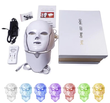 Face Spa 7 χρώματος φωτονίων μασκών υπέρυθρη μάσκα θεραπείας δερμάτων οδηγημένη αναζωογόνηση ελαφριά