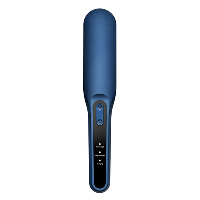 Κόκκινη μπλε ελαφριά ηλεκτρική χτένα Massager δόνησης χτενών EMS θεραπείας απώλειας τρίχας θεραπείας