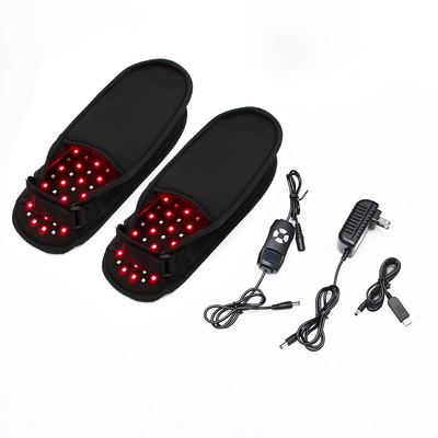 132 LEDS παπούτσια κόκκινη θεραπεία φωτός παπούτσια 660nm 850nm για την ανακούφιση από τον πόνο στα πόδια