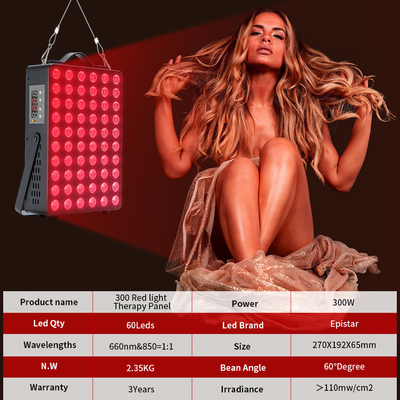 Δύο Chip 660nm 850nm Ερυθρό Φως Επεξεργασία Πίνακα LED υπέρυθρο 300W