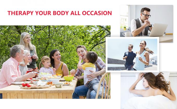 Απώλεια βάρους Κόκκινο φως θεραπεία Pad κοντινή υπέρυθρη κόκκινη LED ζώνη για ματάκια γιόγκα 4